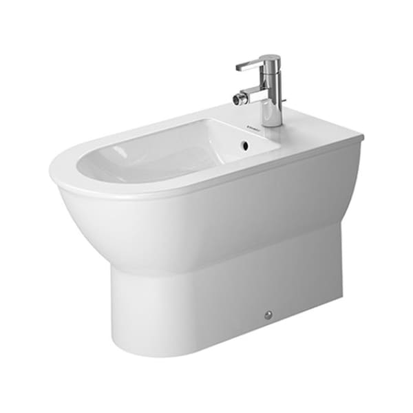 Bidet Floorstanding Darling New 24" w/Ovrflo+FuctDk, 1 Hole Wh